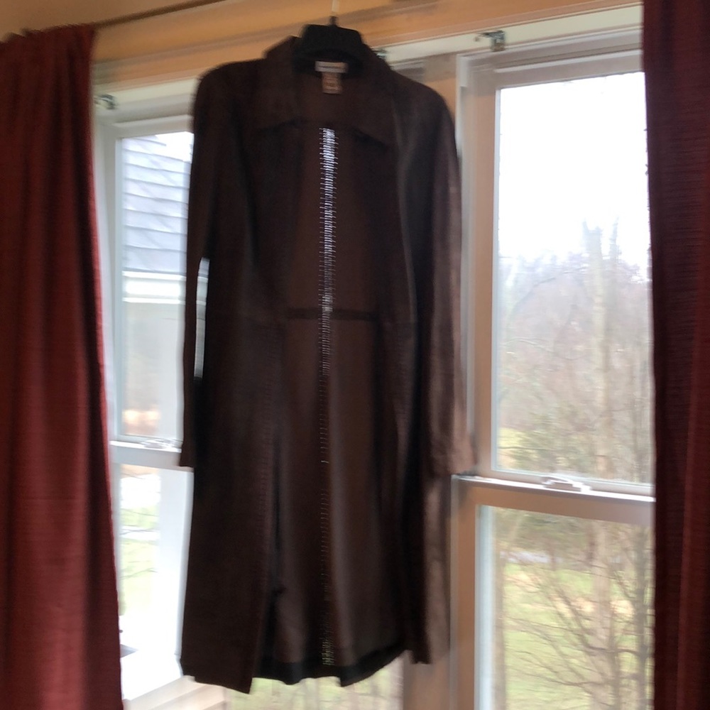 Suede coat
